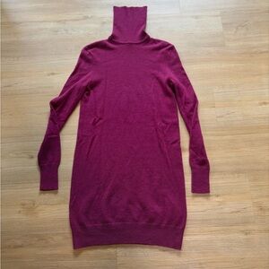 Equipment Raspberry Cashmere Dress